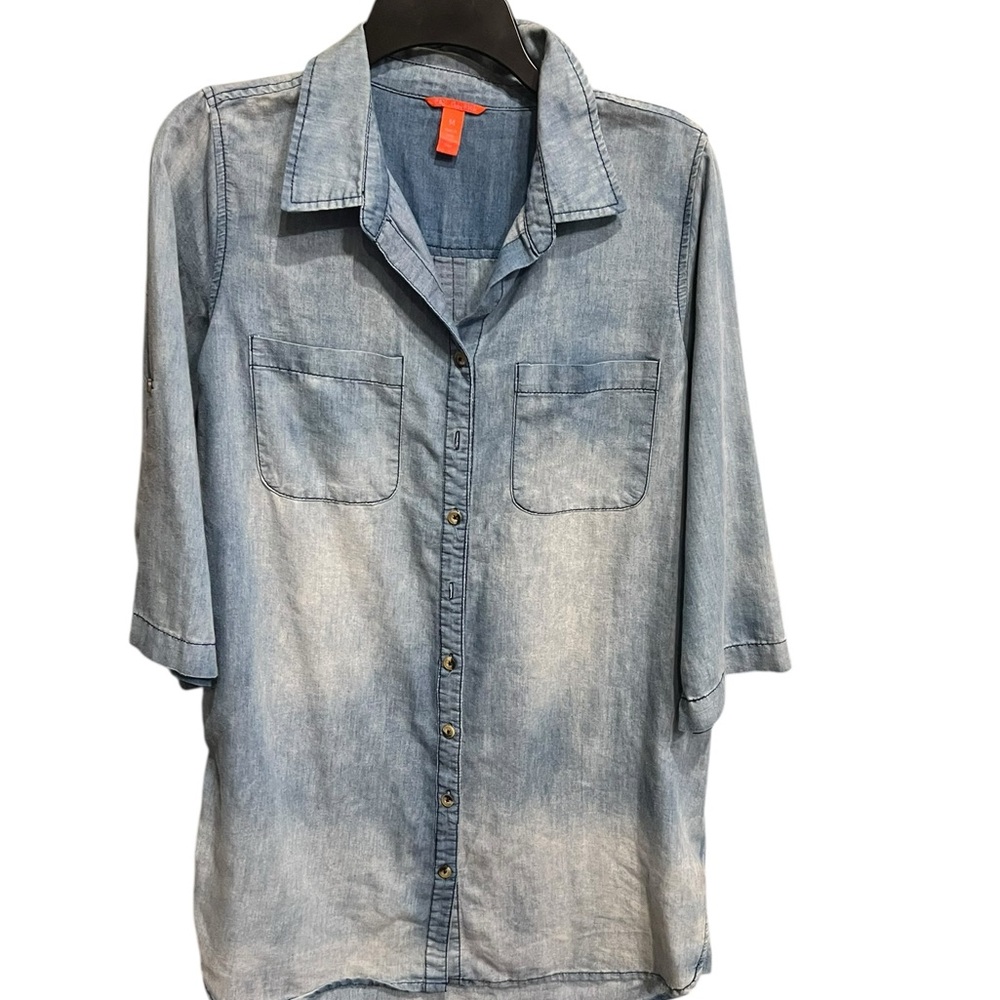 Chelsea & Violet Blue Denim Top - Picture 5 of 8